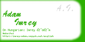 adam imrey business card